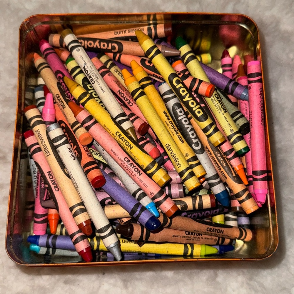 Crayola‎ crayons mixed lot new and used